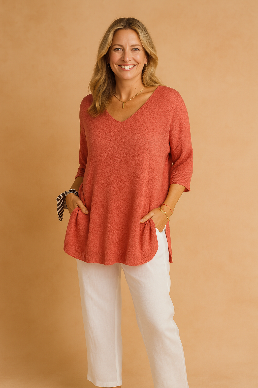 Barbara | Casual Elegance with a V-Neck 1