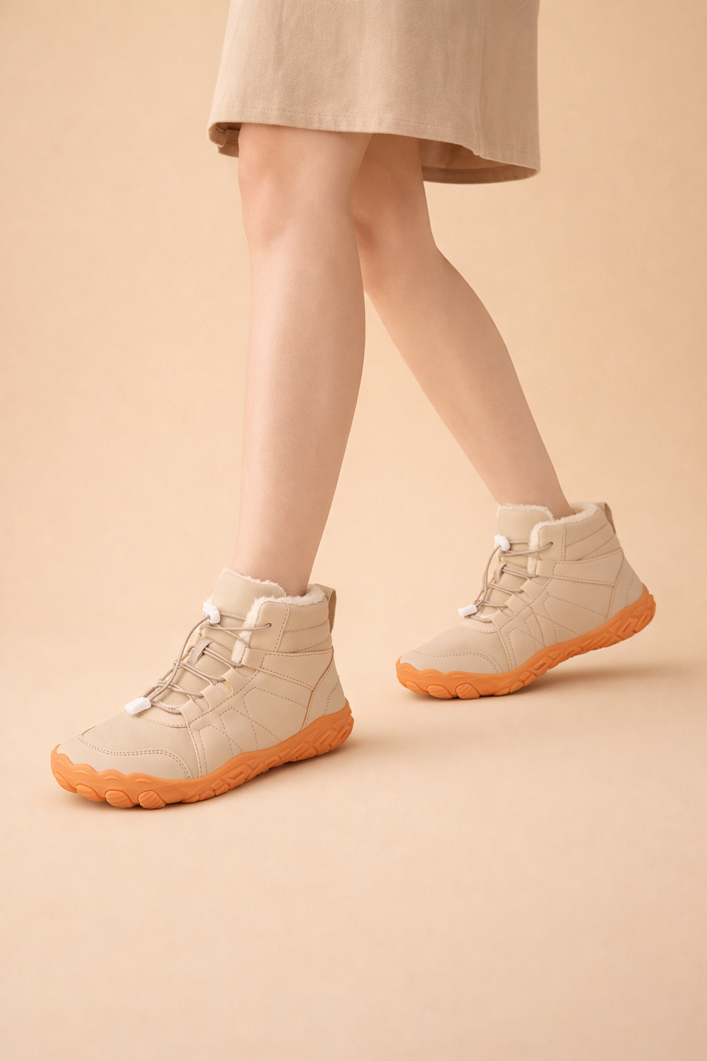Chaussures d'hiver pieds nus imperméables pour unisexe – Confort et soutien articulaire