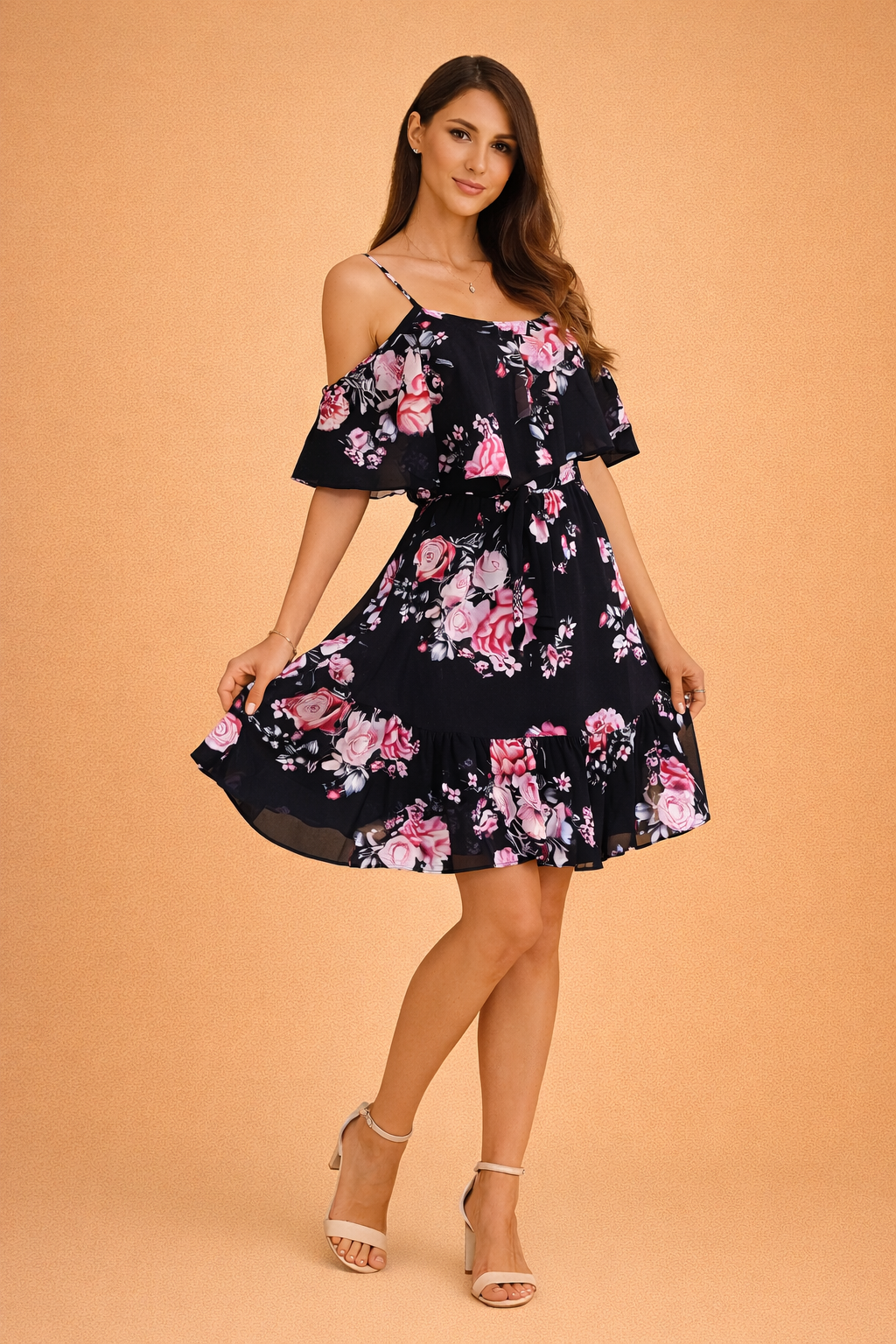 Bella | Floral Off-Shoulder Mini Dress 4