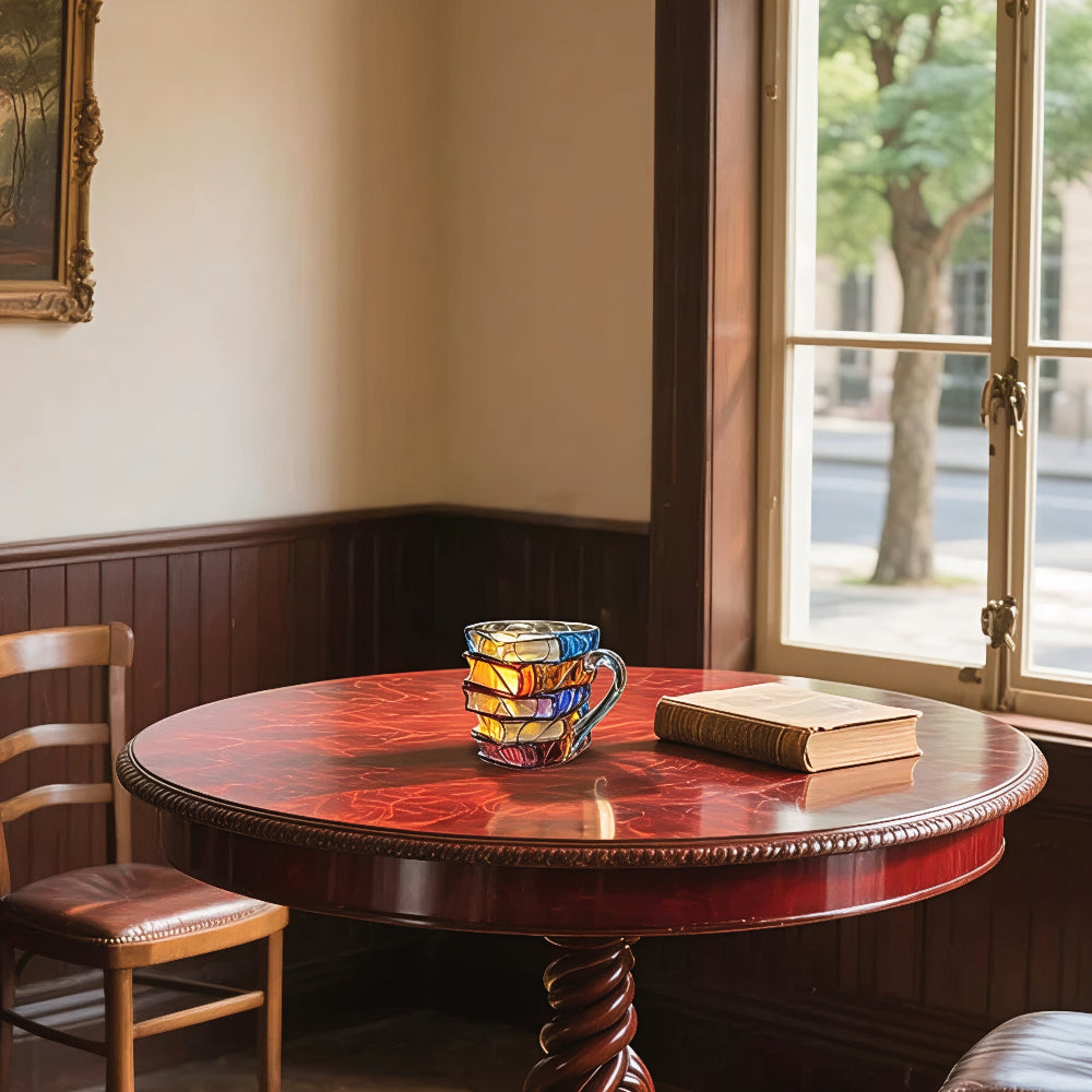 BiblioBrew | Glass Coffee Mug with Book Spine Design – Perfect for Literature Lovers 5