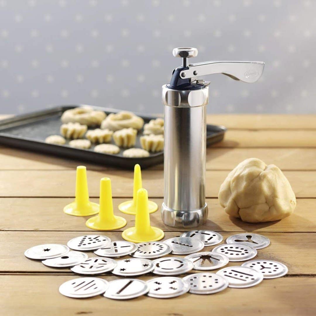 BiscuitCrafter | Innovative Stainless Steel Cookie Press Maker 0