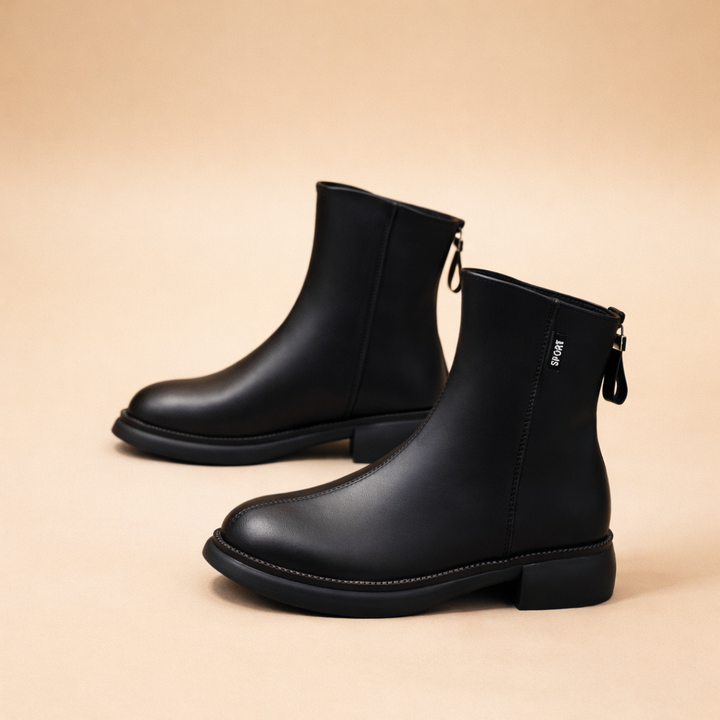 Elvira | Women’s Easy Fit Winter Boots with Back Zipper