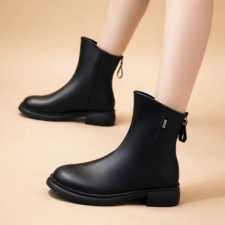 Elvira | Women’s Easy Fit Winter Boots with Back Zipper