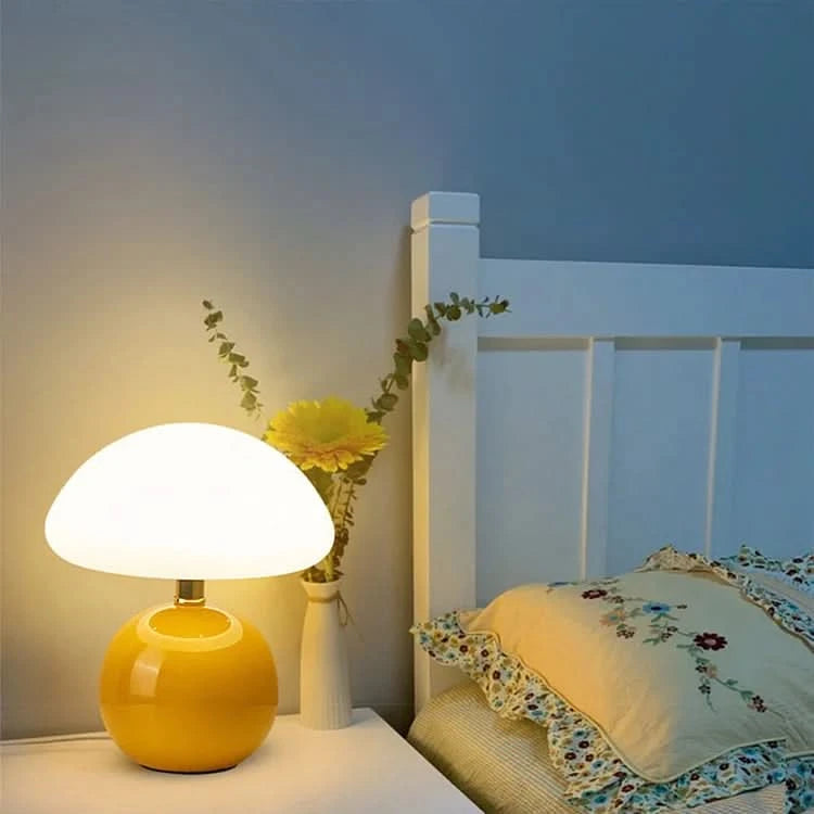 Blush Cloud Ceramic LED Table Lamp 1
