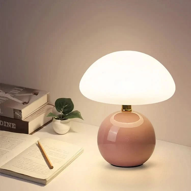 Blush Cloud Ceramic LED Table Lamp 10