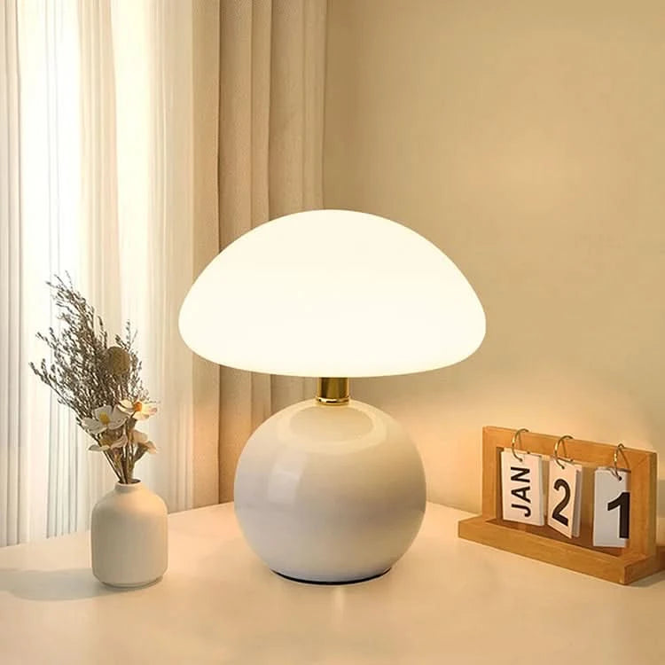 Blush Cloud Ceramic LED Table Lamp 4