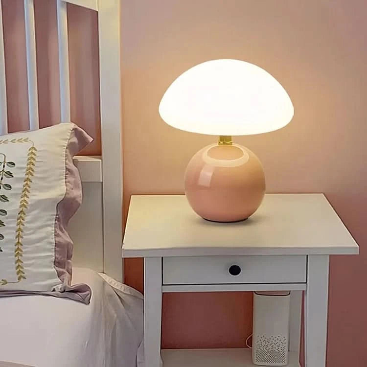 Blush Cloud Ceramic LED Table Lamp 5