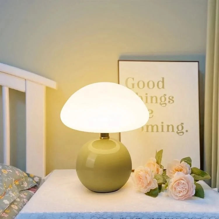 Blush Cloud Ceramic LED Table Lamp 9