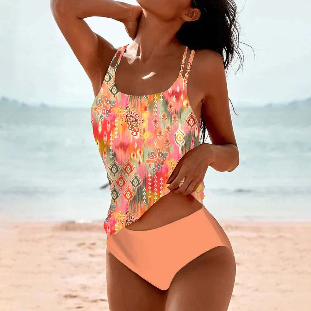 Bohemian One Piece Swimsuit for Women - Colorful Summer Swimwear, Stylish Beachwear 2