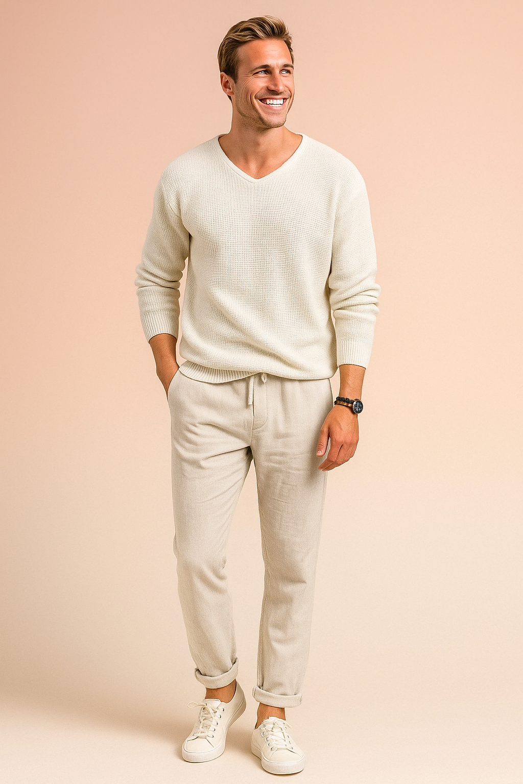 Bram | Men's casual, warm sweater | Soft knit 4