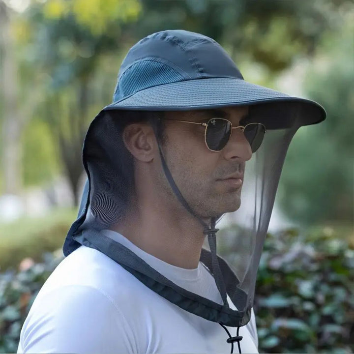 Breathable Sun and Mosquito Protection Wide Brim Hat 5