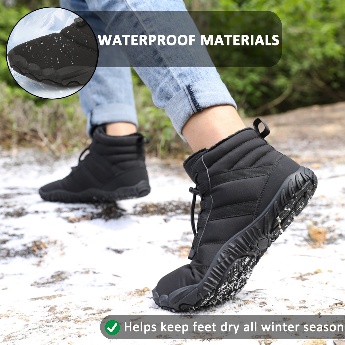 Breathable Winter Boots for Unisex – Comfortable & Non-Slip Design 2
