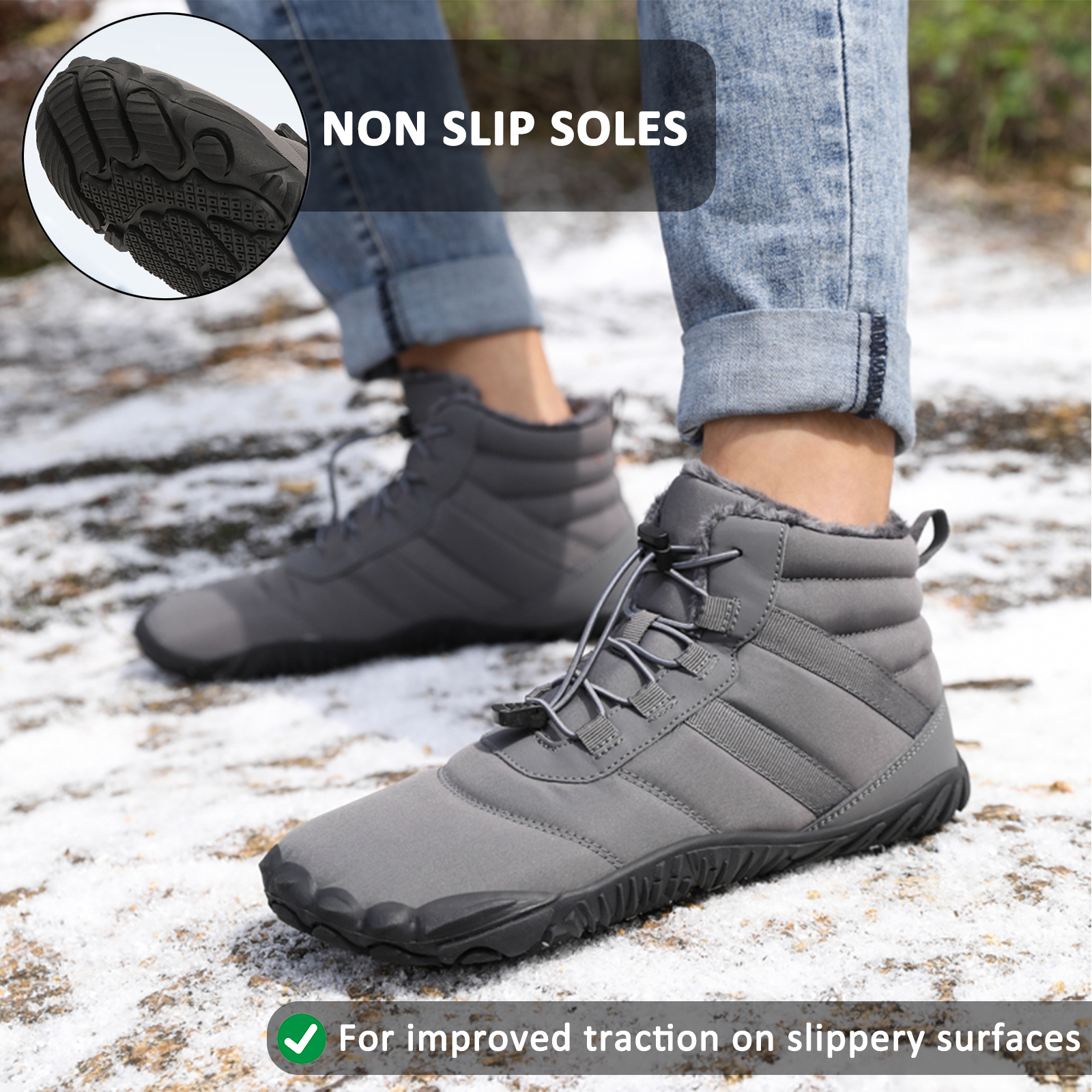 Breathable Winter Boots for Unisex – Comfortable & Non-Slip Design 3