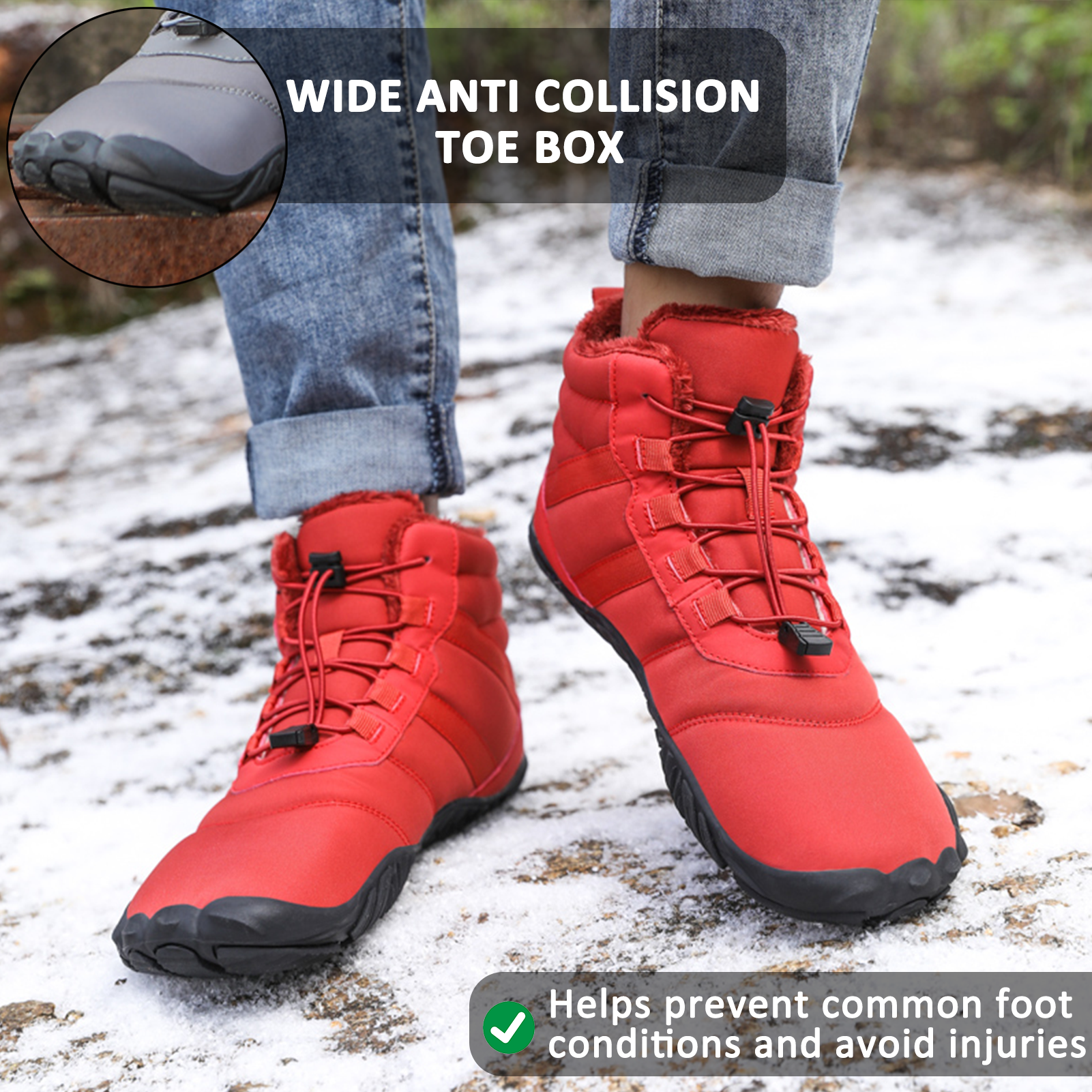 Breathable Winter Boots for Unisex – Comfortable & Non-Slip Design 5