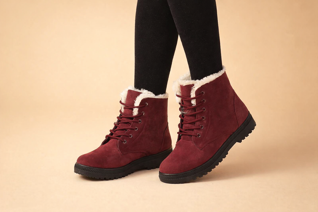 Bottines courtes élégantes pour femmes – Confortables et chaudes pour l'hiver