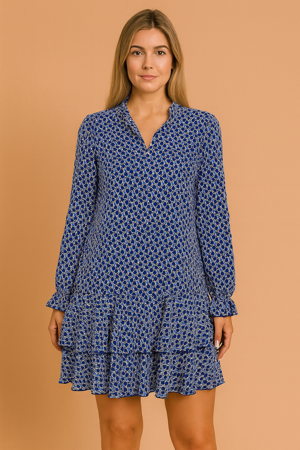 CHARICE | Elegant Long Sleeve Dress 0