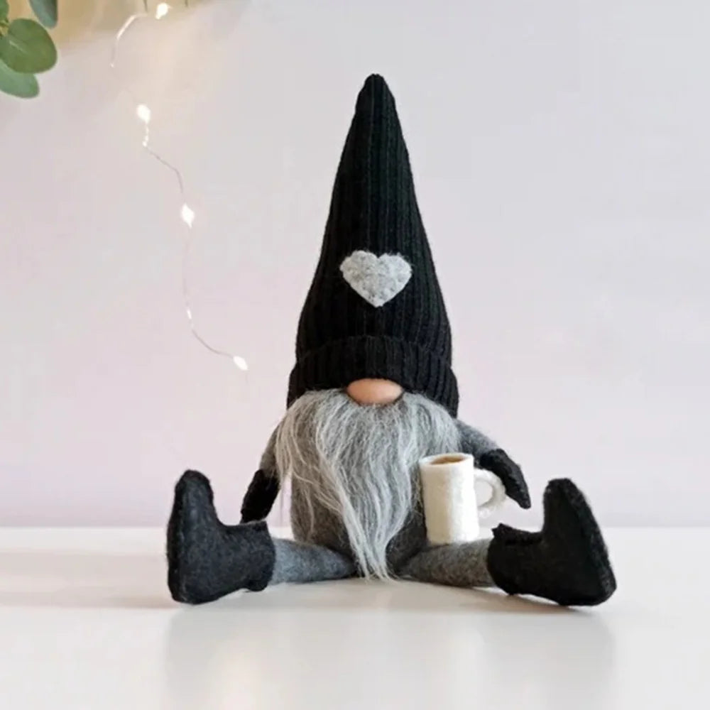 CaféCharm | Cheerful Coffee Gnome Decor for Christmas Table 3