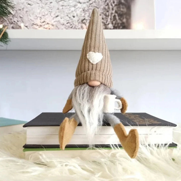 CaféCharm | Cheerful Coffee Gnome Decor for Christmas Table 5