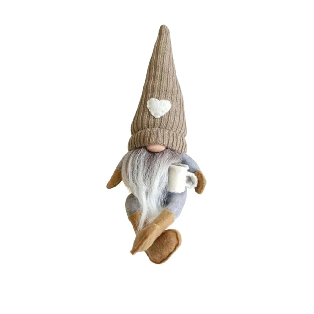 CaféCharm | Cheerful Coffee Gnome Decor for Christmas Table 9