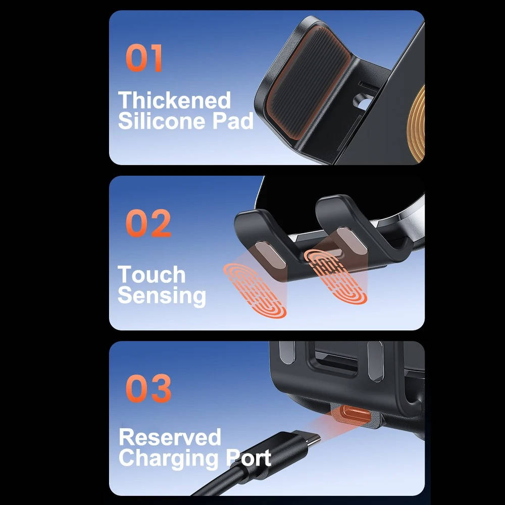 Car Wireless Charger Phone Mount 4