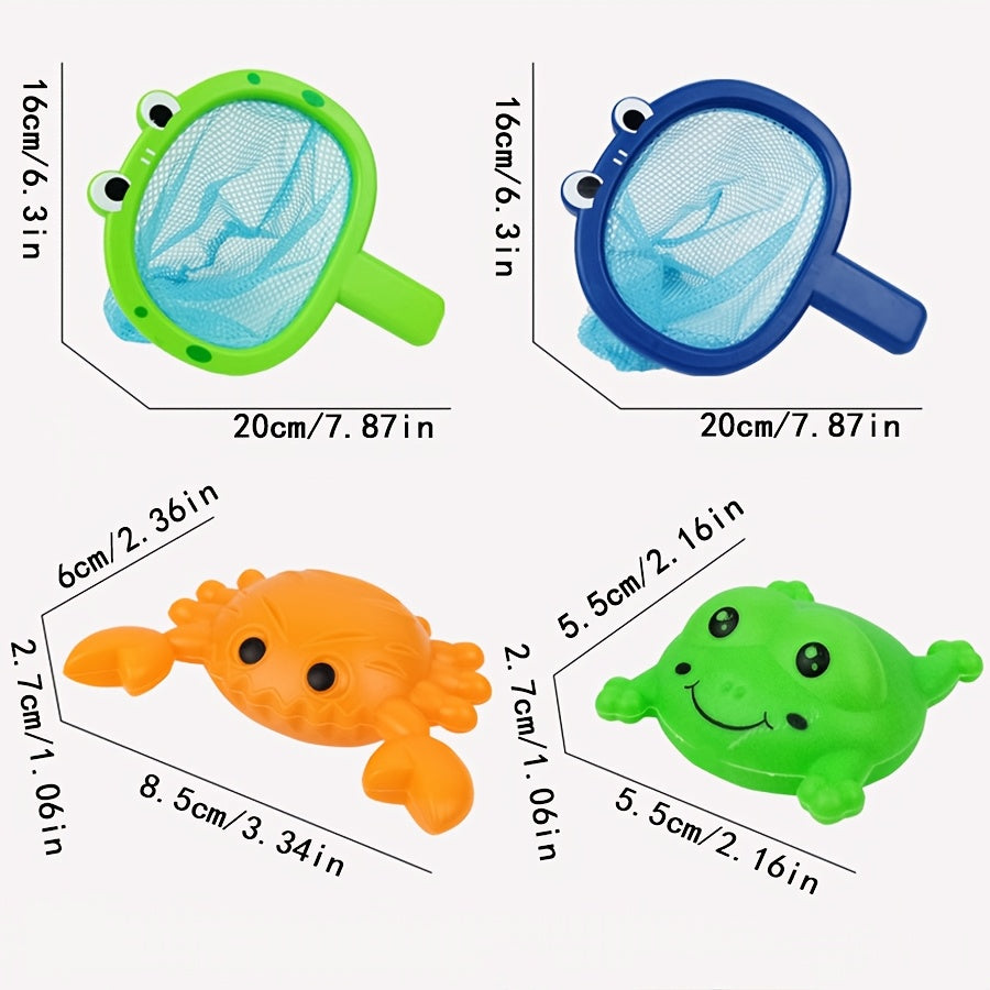 CatchTots | Bathtub Fishing Toy Playset for Toddlers and Kids Learning Fun 4