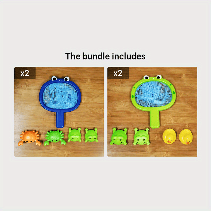 CatchTots | Bathtub Fishing Toy Playset for Toddlers and Kids Learning Fun 5