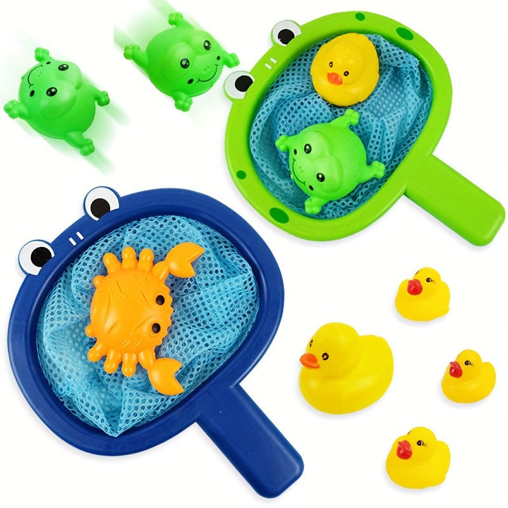 CatchTots | Bathtub Fishing Toy Playset for Toddlers and Kids Learning Fun 7