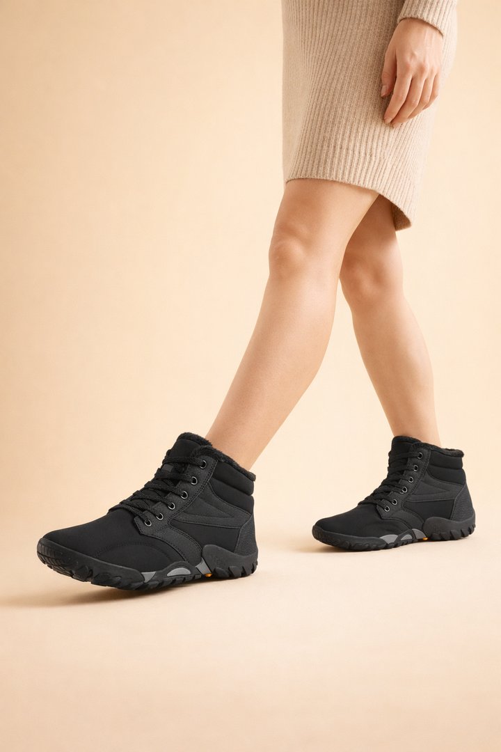 Bottes de neige mi-mollet imperméables unisexes – Conception confortable et de soutien