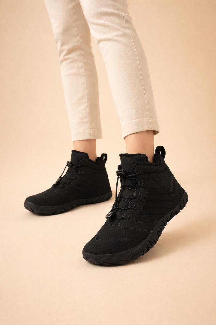 Bottes de neige pieds nus imperméables pour unisexe – Conception confortable et de soutien
