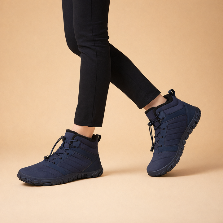 Bottes de neige pieds nus imperméables pour unisexe – Conception confortable et de soutien