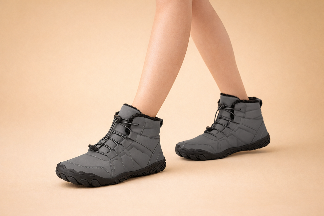 Lian - Bottes Pieds Nus Natural Step pour Femmes - Chaudes & Confortables