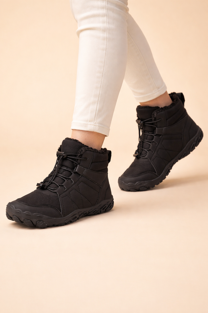 Lian - Bottes Pieds Nus Natural Step pour Femmes - Chaudes & Confortables