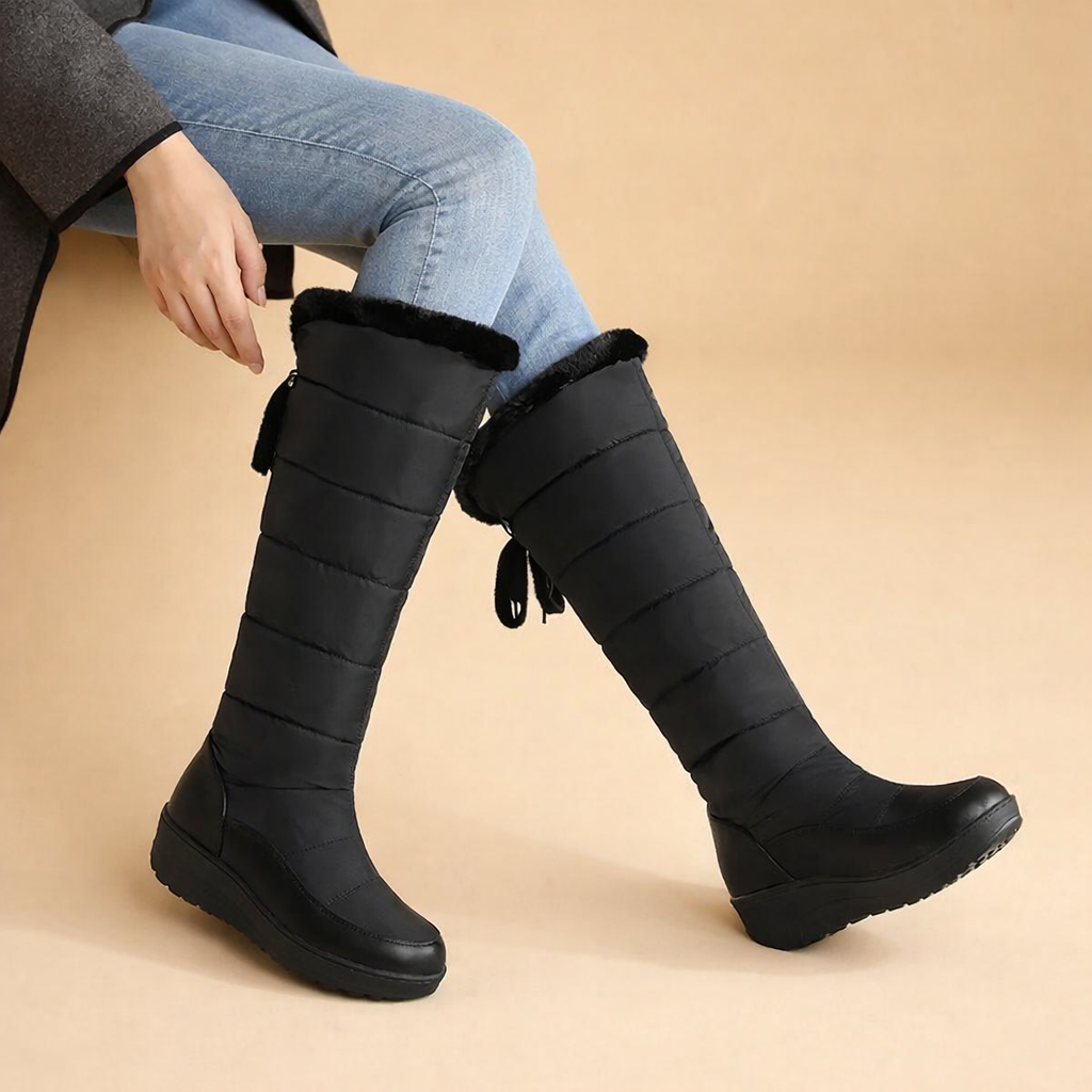Sunshine | Bottes d'hiver lacées confortables pour femmes