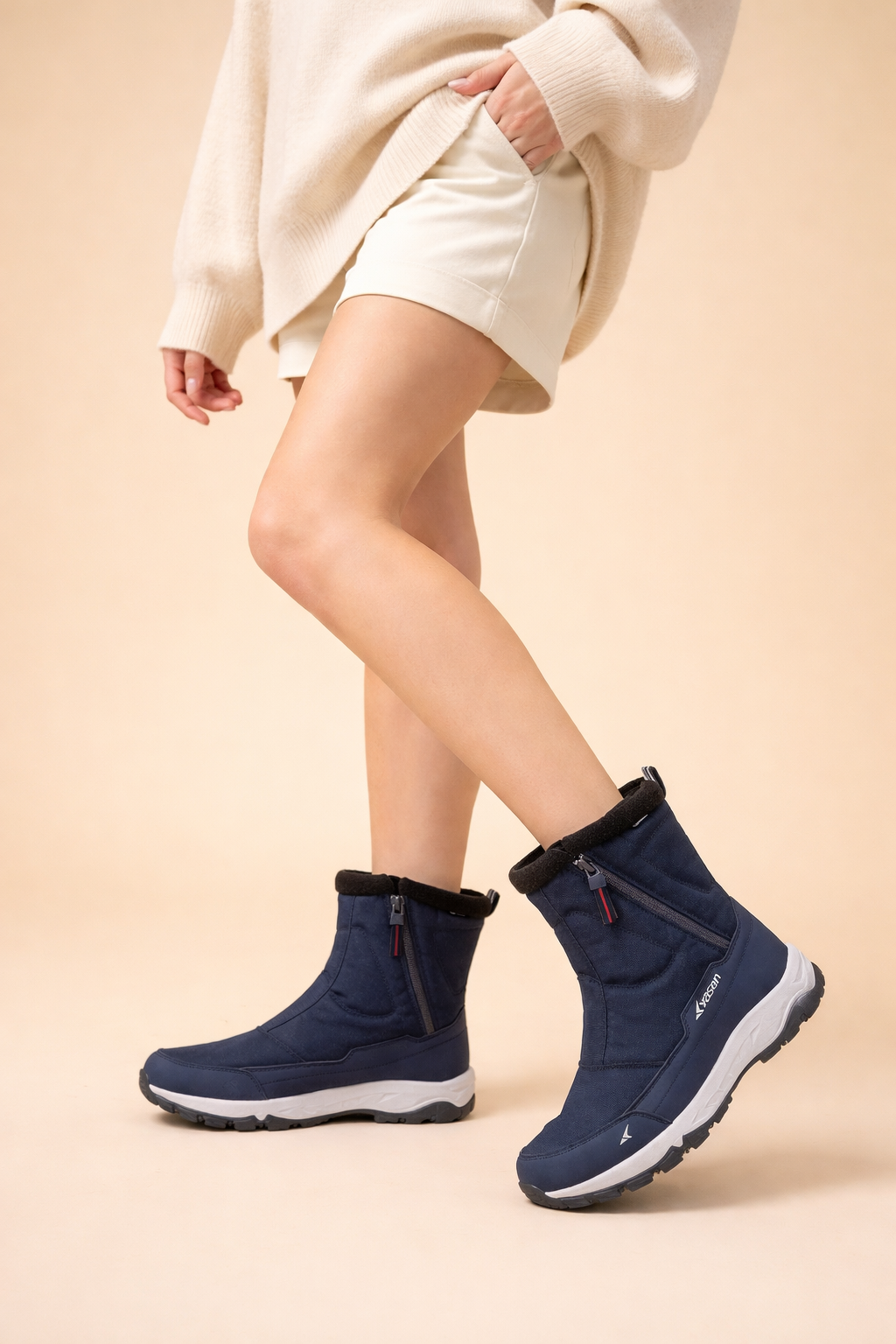 Klara | Bottes d'hiver chaudes antidérapantes pour un confort hivernal