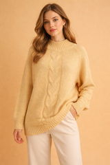 Oliwia | Oversized turtleneck sweater