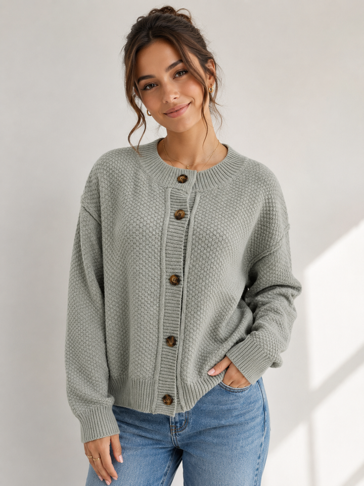 Melissa | Short Button Cardigan