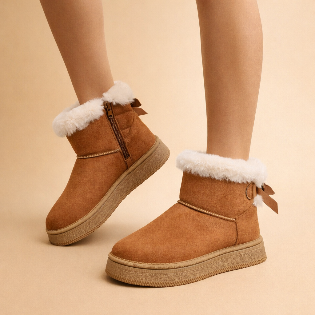 Maja | Bottes d'hiver confortables à enfiler pour un confort quotidien pour femmes