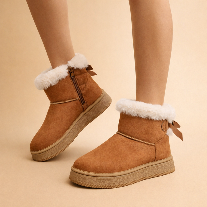 Maja | Bottes d'hiver confortables à enfiler pour un confort quotidien pour femmes