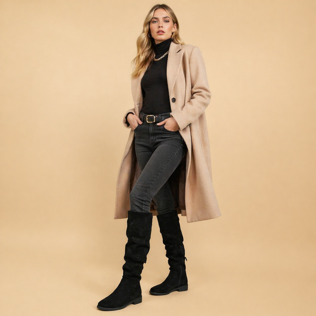 Aleksandra | Women’s Comfortable Support Knee-High Boots for Everyday Wear
