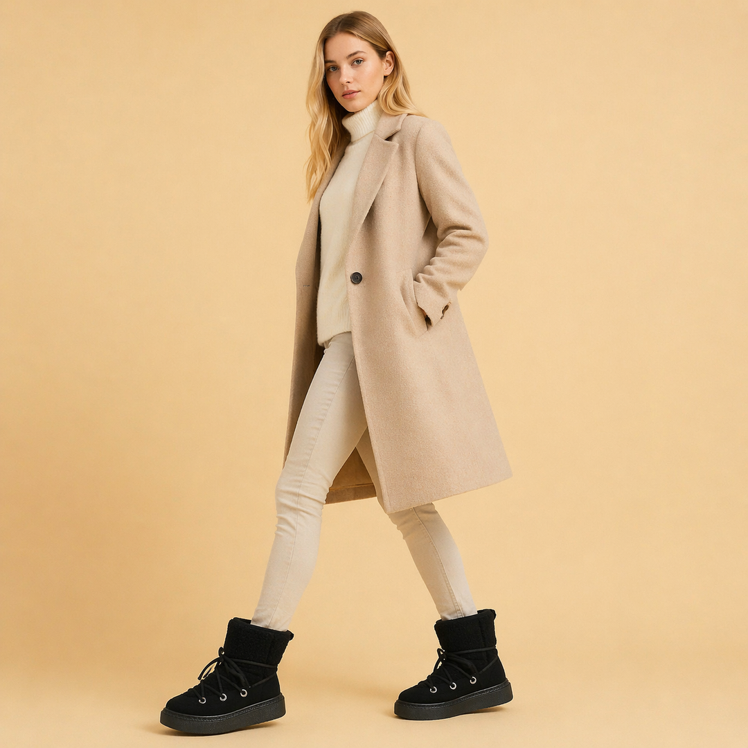 Bottes d'hiver à lacets pour femmes – Conception confortable et antidérapante