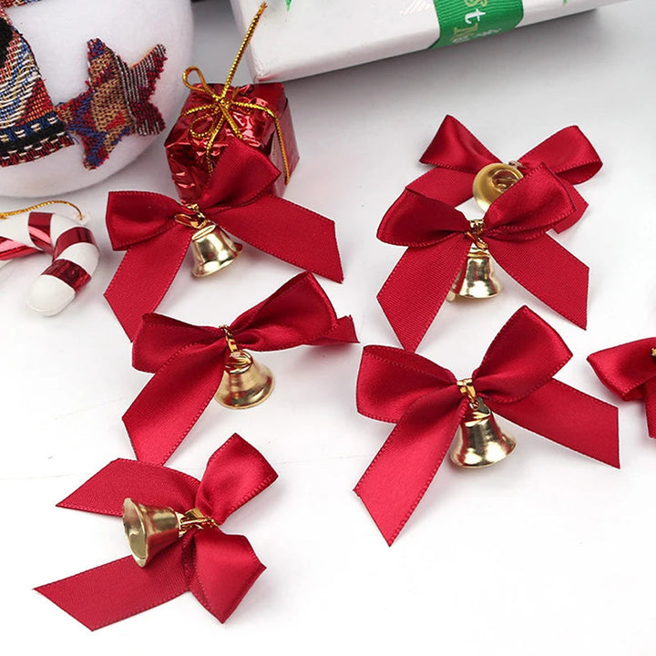 Christmas Klink | Elegant Bow with Bells for Festive Decoration 3