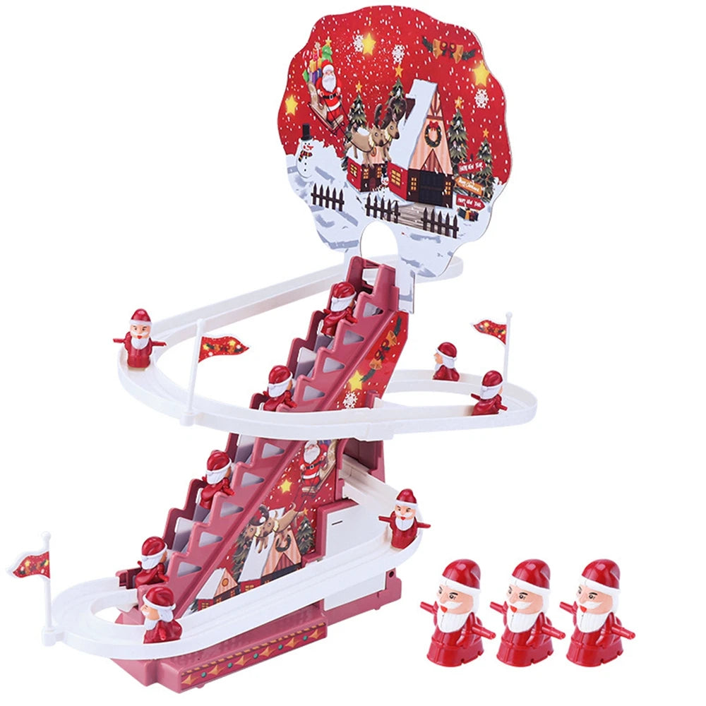 Christmas Luxury | Musical Climbing Santa Ladder Decoration 3