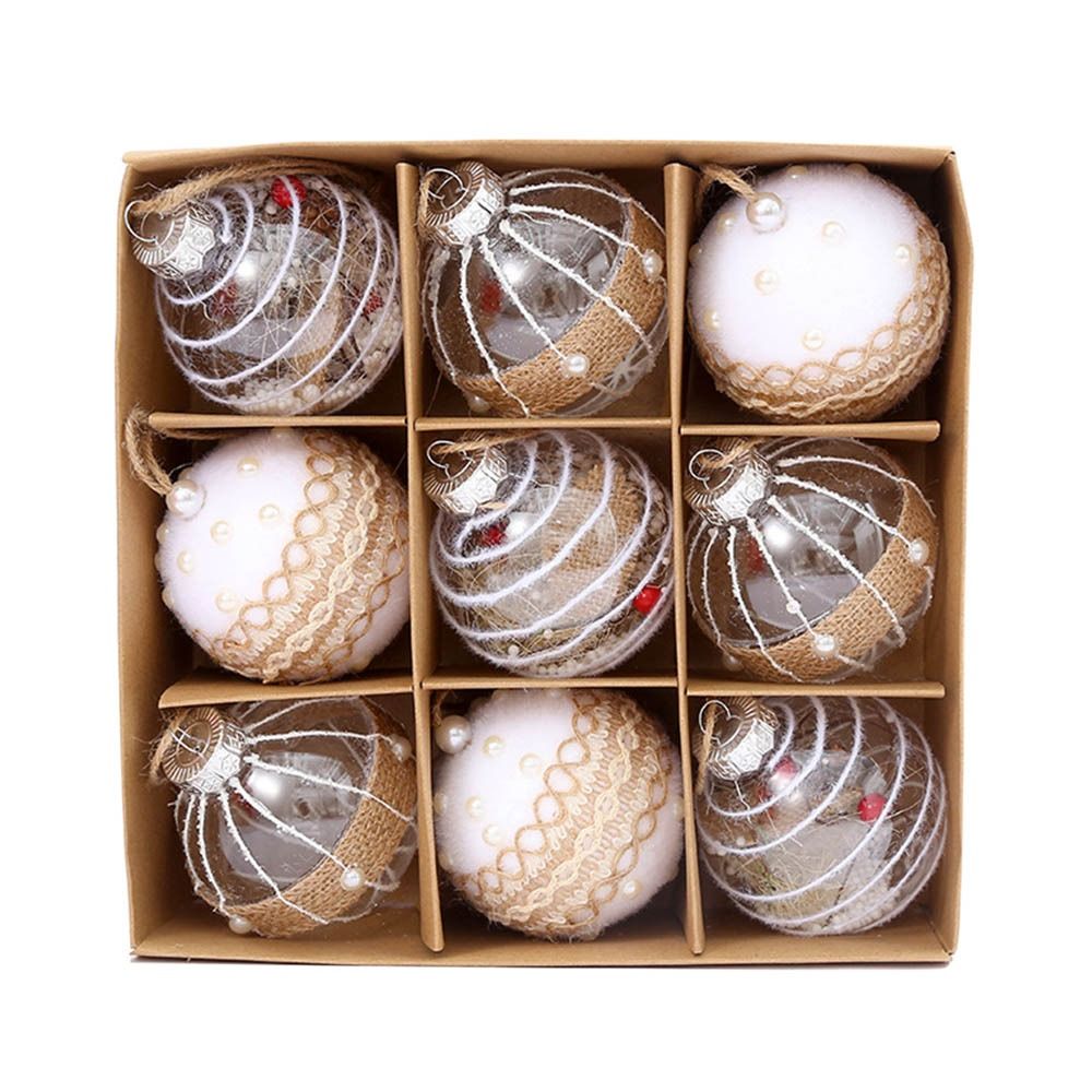 Christmas Tree Ornaments | Decorative Hanging Balls for Holiday Setup 0