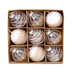 Christmas Tree Ornaments | Decorative Hanging Balls for Holiday Setup 0