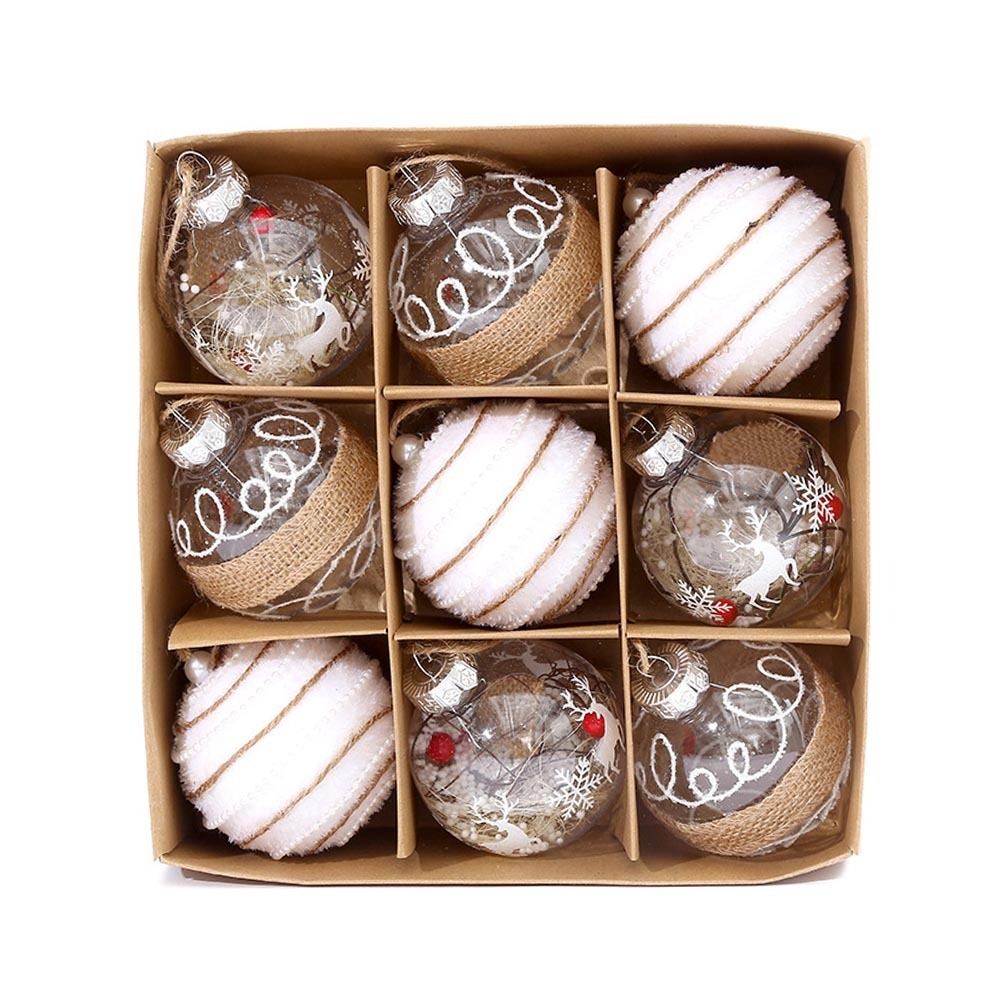 Christmas Tree Ornaments | Decorative Hanging Balls for Holiday Setup 1