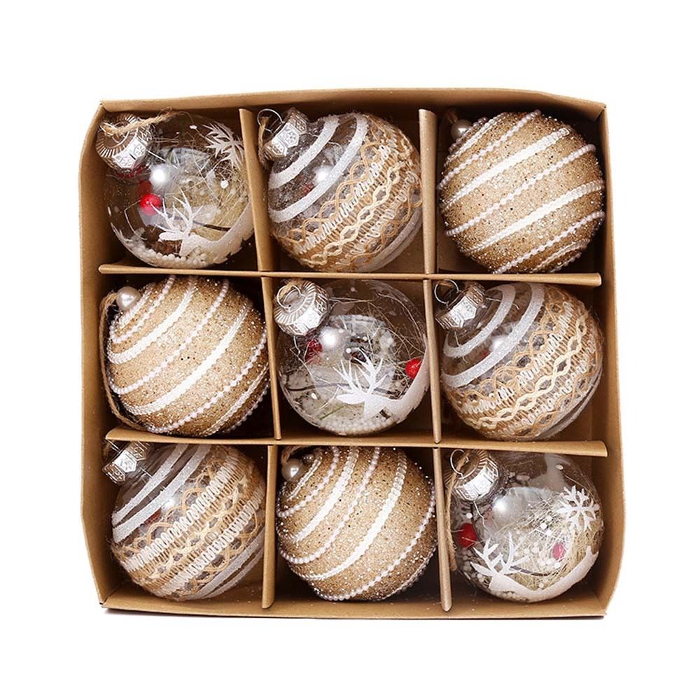 Christmas Tree Ornaments | Decorative Hanging Balls for Holiday Setup 2