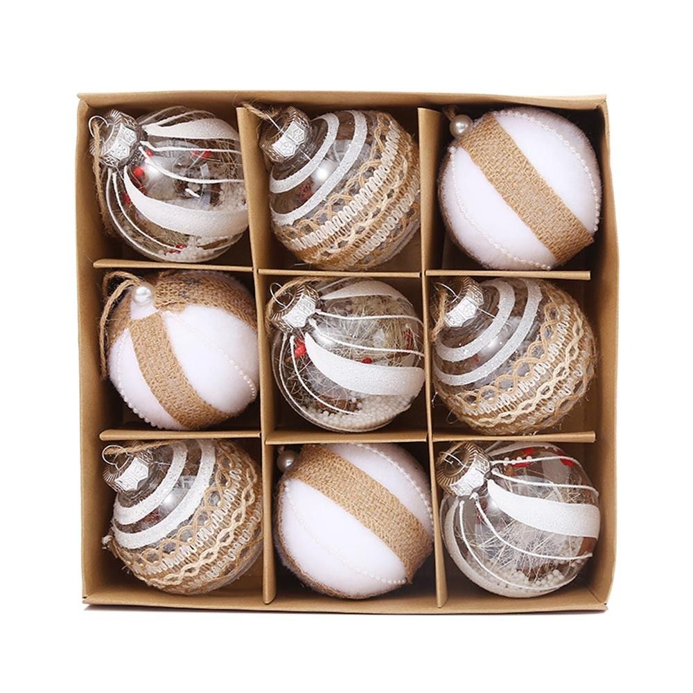 Christmas Tree Ornaments | Decorative Hanging Balls for Holiday Setup 3