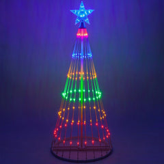 Christmas – Multicolor Led Animated Outdoor Christmas Tree Lightshow 0
