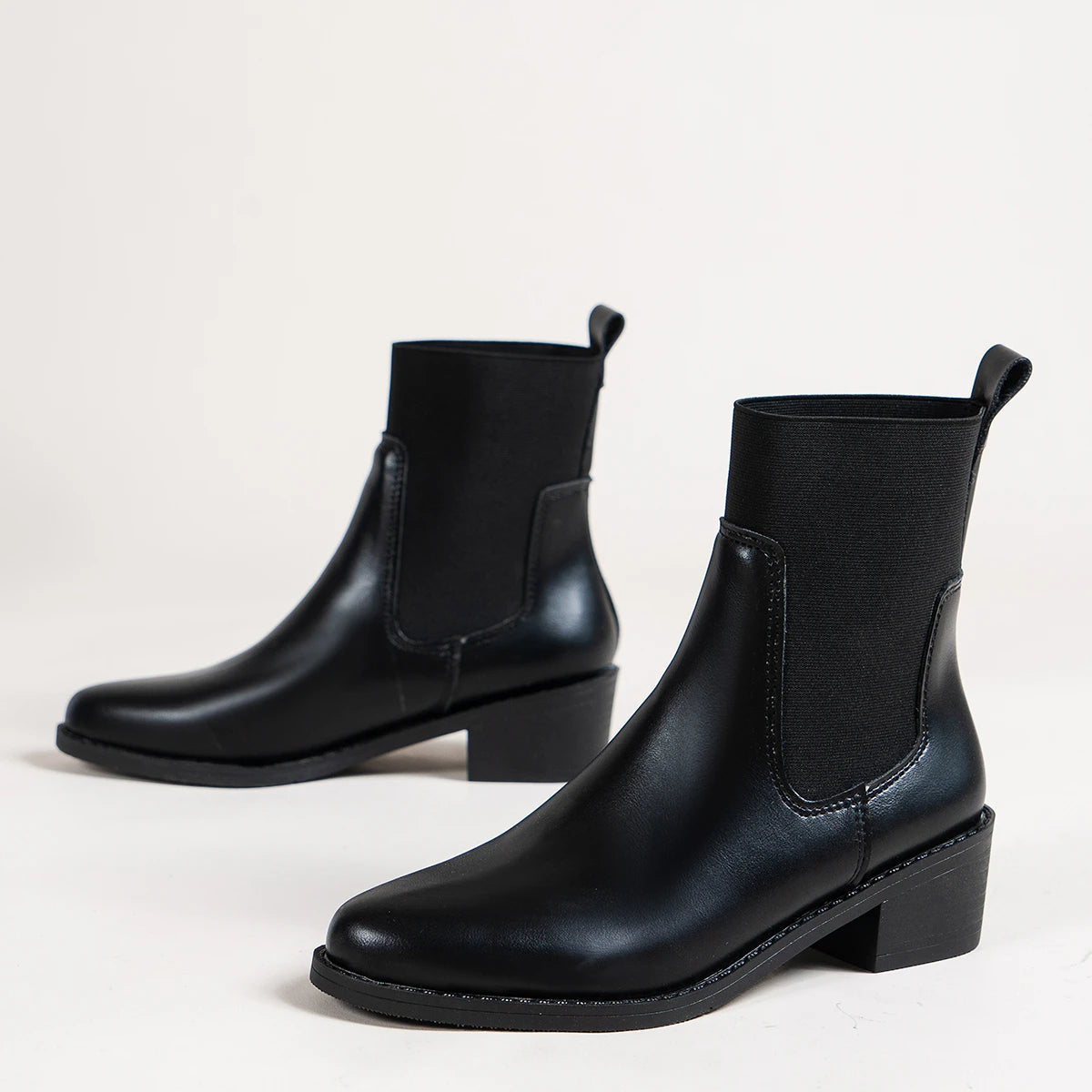 Chunky Heel Chelsea Boots for Women – Stylish Footwear for All-Day Comfort 5