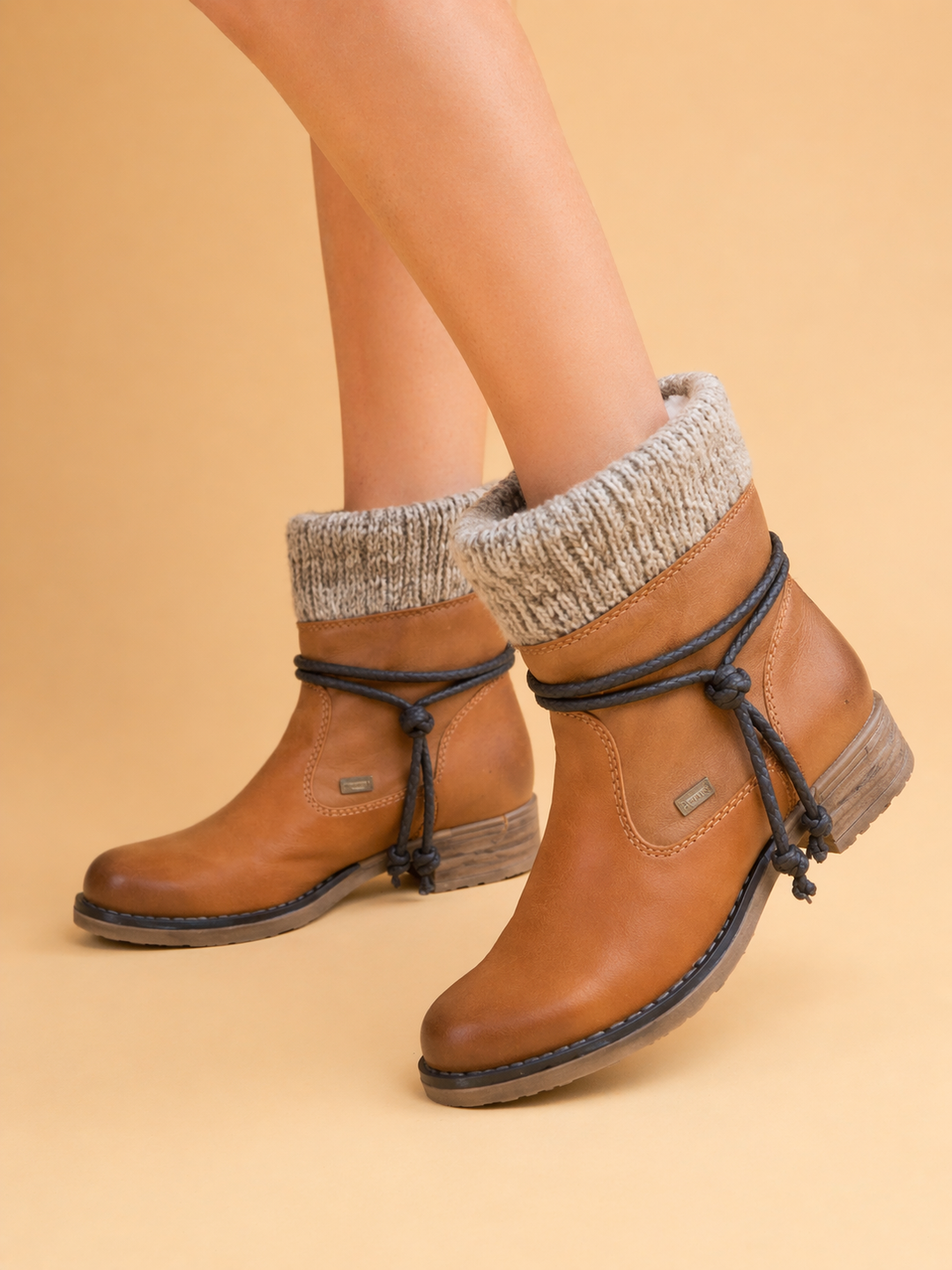 Ewa | Women’s Retro-Inspired Low Heel Boots for Everyday Comfort